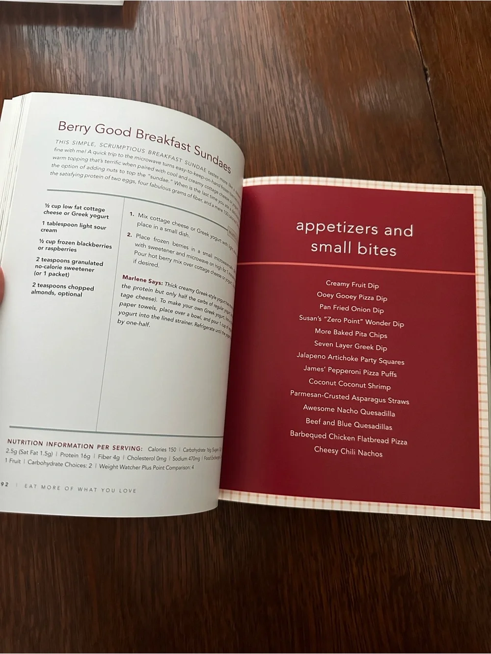 Eat More of What You Love Cookbook
